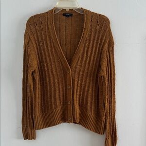 J. Crew linen and cotton Cardigan Sweater